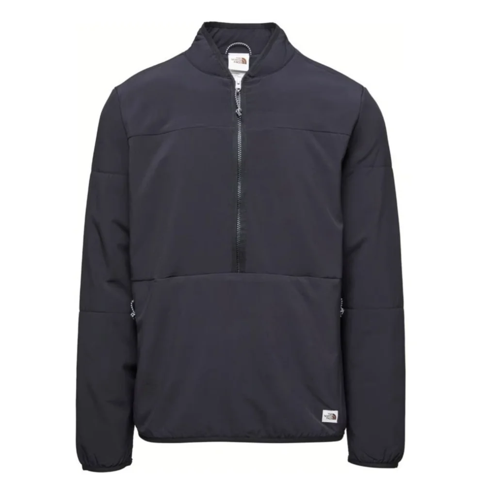 The North Face Mountain Sweatshirt Pullover Mens Lightweight Jacket M Black